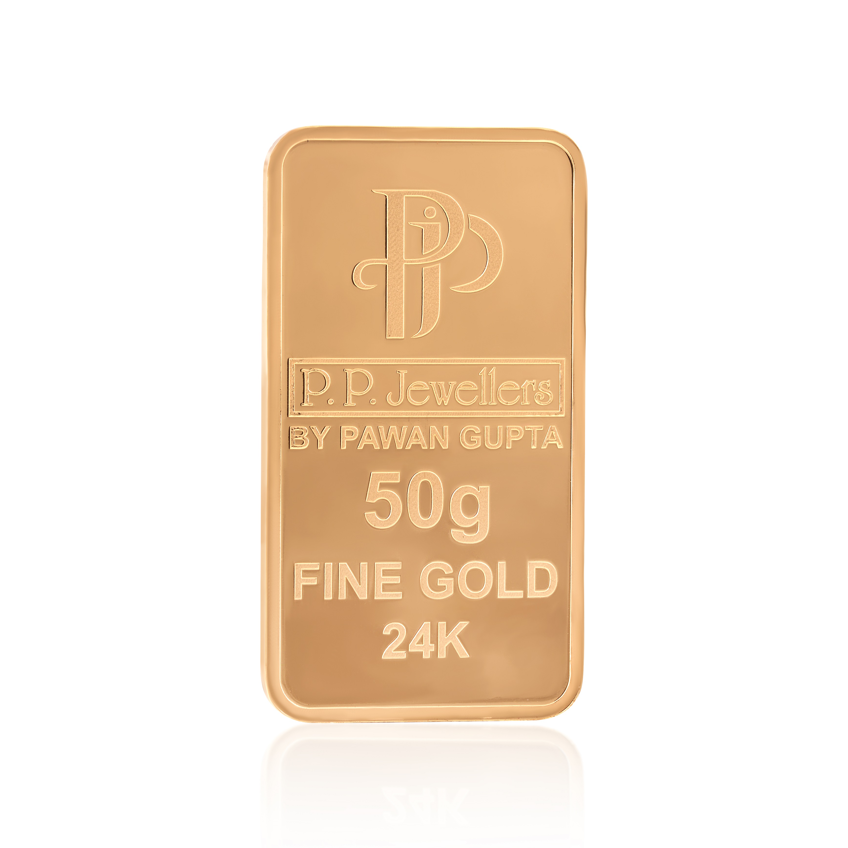 50gm Bar P.P JEWELLERS BY PAWAN GUPTA .50gm FINE GOLD 24K