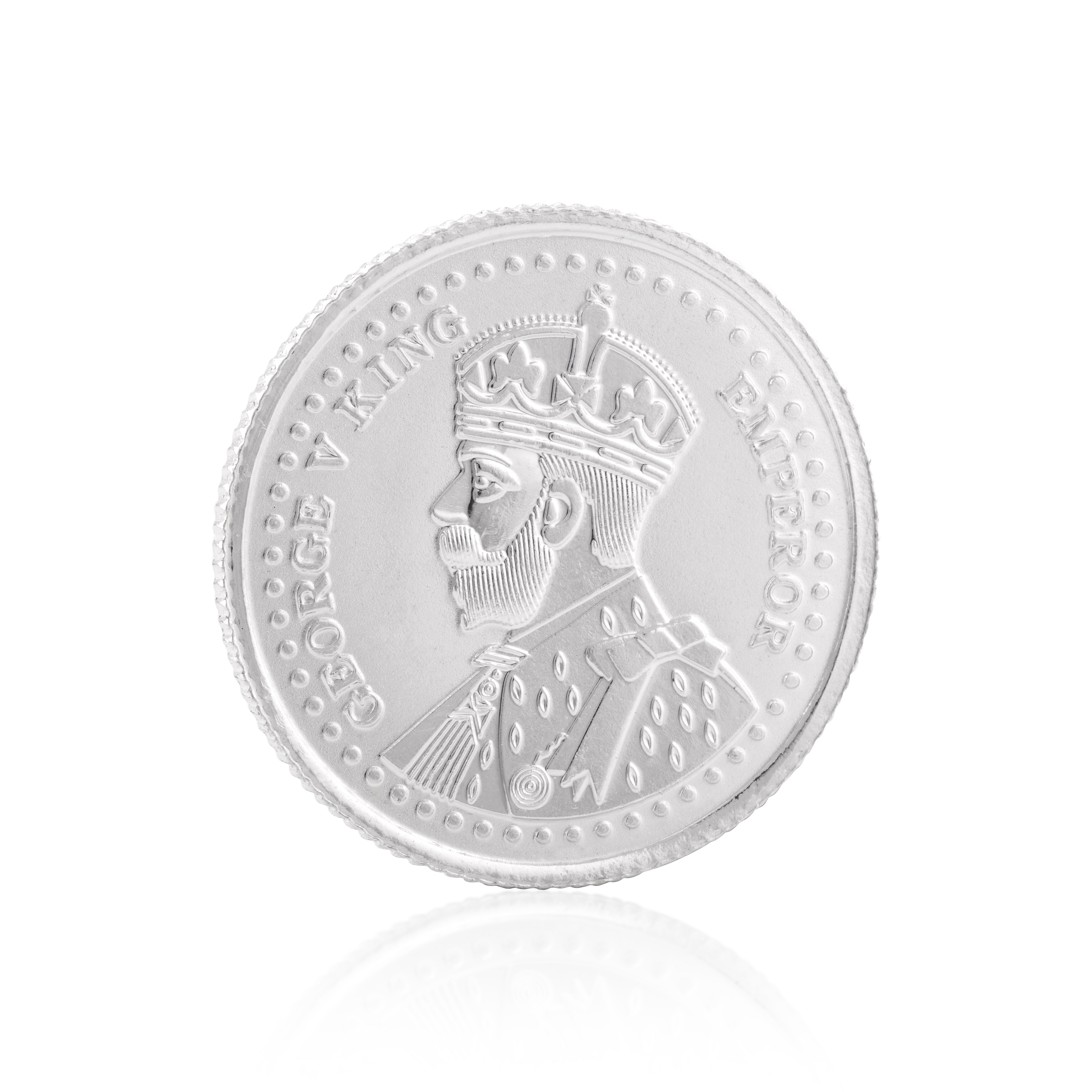 P.P JEWELLERS BY PAWAN GUPTA 999 Purity 10gm George V King Silver Coin